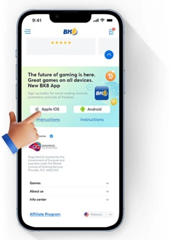 Bước 1 Tải Ứng Dụng BK8 App